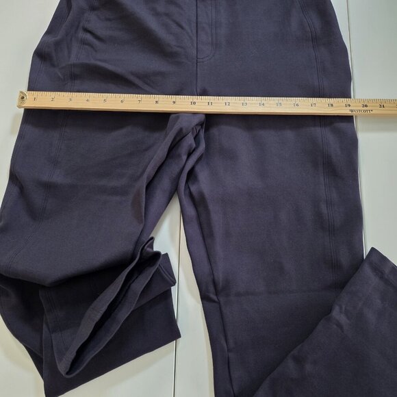Spanx Pants Womens L Tall Navy Pull On Ponte Stretch No Pockets Office Casual - Picture 6 of 16